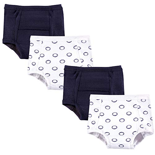 Hudson Baby Kids’ Cotton Training Pants, 4 Pack, Football, 4T Sinus Shop