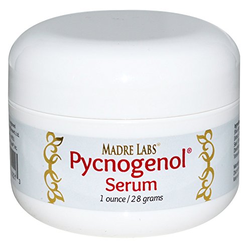 Madre Labs, Pycnogenol Serum (Cream), Soothing and Anti-Aging, Non-GMO, Parabens Free, Gluten Free, Phthalate Free, 1 oz. (28 g) Madre Labs, Pycnogenol Serum (Cream), Soothing and Anti-Aging, Non-GMO, Parabens Free, Gluten Free, Phthalate Free, 1 oz. (28 g)