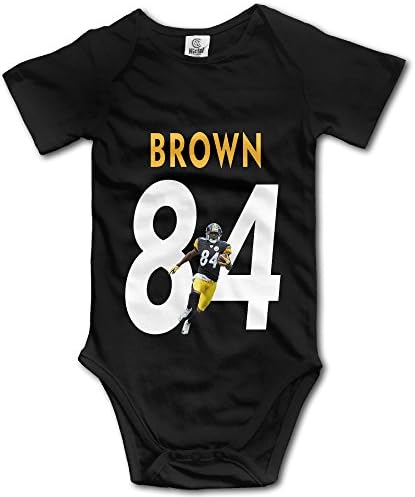Antonio Brown Babies Black Romper Bodysuit Playsuit Outfits