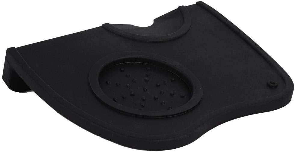 Espresso Tamper, 1x Anti-slip Espresso Coffee Tamper Tamping Holder Silicone Mat Pad Coffee Color/Black Color hard placemats Tamping Mat(黑色)