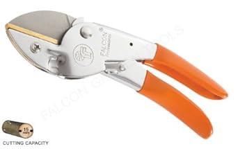 Falcon 225mm Professional Pruning Secateurs with PVC Grip Steel Handle