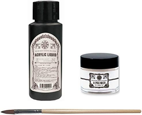 Amazon ネイル アクリルリキッド アクリルパウダー スカルプブラシ セット販売 55ml クリア28g 4号 ノーブランド品 アクリルスカルプチュア 通販