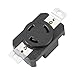 L5-30R 30A 125V Lock Female Wall Outlet Receptacle US 3 Wire Grounding Flush Mounting Power Generator Receptacle