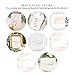 Bliss Collections Reserved Signs, Pack of 10 Real Gold Foil Table Cards for Weddings, Receptions, Parties, Celebrations, 4x6 Tented Cards Match Your Centerpiece, Theme, Decorations, Made in the USA