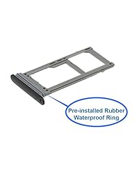 Bandeja de tarjeta SIM SD de MMOBIEL Compatible con Samsung Galaxy S9 G960 S9 Plus G965 (Negro) incl. Pin sim