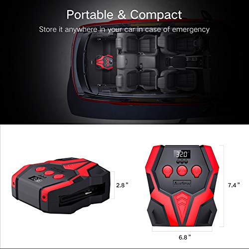 5 Audew+Portable+Compressor+Motorcycle+Inflatables