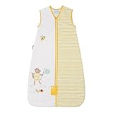 Grobag Buzz-y Bee, 100% cotton Fabric Baby Sleeping bag For Silky Smooth Comfort 2.5 Tog (18-36 months)