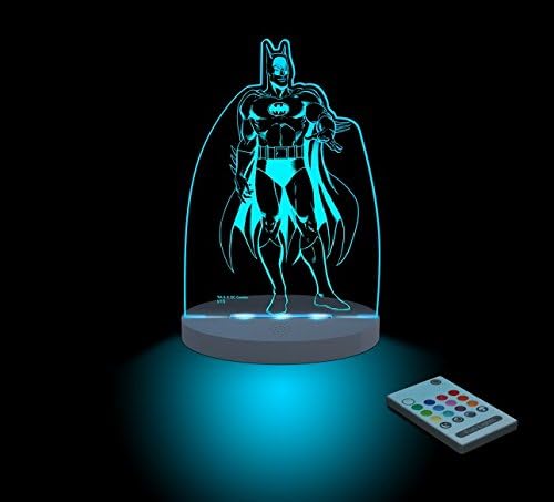 FUNLIGHT Batman LED Night Light with Remote Control. Choose Colours, dimmer, Set Timer, auto Colour and More!
