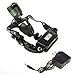 SecurityIng 500Lm 3 Modes Rechargeable Headlight Waterproofing Zoomable Headlamp & Charger(18650 Battery Not Included)