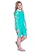 Tuga Girls Two-Piece Long Sleeve Bathing Suit Set 2-14 Years, UPF 50+ Protection