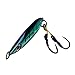 Flat Fall Jigs Slow Vertical Irons Fast Ocean Lures w/ MUSTAD Hooks & OWNER Rings | Military Grade Kevlar Assist Cord | 9 Colors & 5 Weights | Unmatched Strength | Optimal Coloring | USA Owned