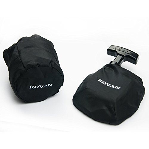 Rovan Air filter & Pull starter dust covers fit HPI Baja 5B 5T 5SC KM BLACK