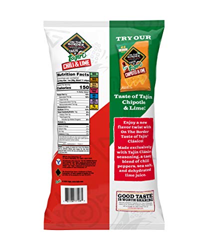On The Border Taste of TajÃ­n ClÃ¡sico Tortilla Chips, 8-Ounce Bag (Pack of 8)