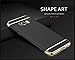CROSYMX Galaxy S8 Plus Case, Thin and Slim Hard 3 in 1 Stylish Cover Matte Surface with Electroplate Frame Back Cover for Samsung Galaxy S8 Plus (6.2'')(2017) - Black
