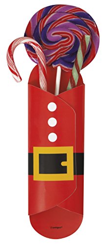 Santa Christmas Candy Bar Wrappers, 8ct