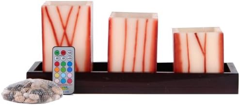 Vanilla Designer Flameless Candle (Set of 3)