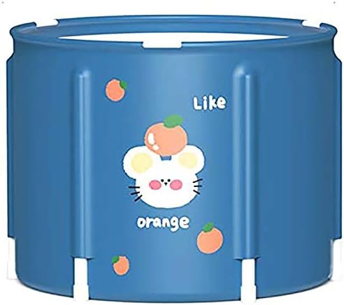 ポータブルバスタブ 折りたたみ式 子供用 安全 浴槽 青い バスルーム 直径55x高さ42cm 家庭用 ポータブルバスタブ 折りたたみ式 子供用 安全 浴槽 青い バスルーム 直径55x高さ42cm 家庭用