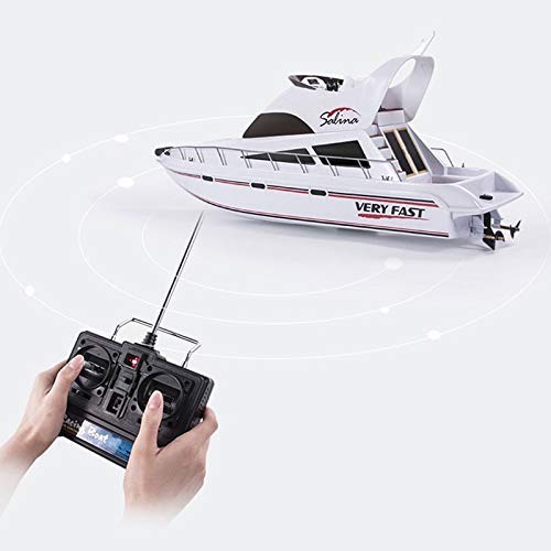 XHCP Fernbedienungsboote Elektrisch USB Wiederaufladbar Kinder Erwachsene RC Schiff 2,4 GHz Modell RC Schiff 4CH Scale… – Bild 3
