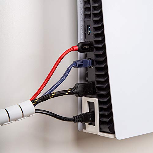 Borangame, Muurbeugel voor PlayStation 5 Disk en Digital, Verticale Wandplank voor Play 5, Beugel voor PS5, in… - Afbeelding 7