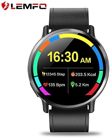 LEMFO LEMX - Android 7.1 4G LTE 2.03" Screen Smart Watches,MT6739 1GB+16GB 8MP Camera Translator,GPS,WIFI,Heart Rate Monitor,Multi Sport Mode Smartwatch Phone For Men Women
