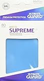 Supreme UX Card Sleeves (80 Piece), Matte Light