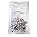 VALYRIA 50pcs Silver Stainless Steel Metal Split Open Jump Rings Craft Connectors Jewelry Making Findings,10mmx1.5mm