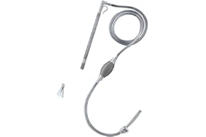 Aquarium Cleaner Siphon Hose Portable Handheld with Filter Water Changer Pump(Grey)