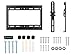 Trailer Safety Cables 28'' Length, 3000 Lbs