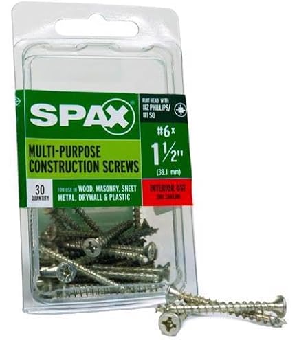 Amazon.com: SPAX Multi-Material Screw No. 6 X 1 Zinc Phillips