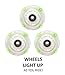 MORFBOARD Light-Up Scooter Wheels, LED Motion Powered Light Up Scoot Wheels for Day or Night Riding