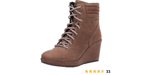 merrell women's tremblant wedge bluff waterproof walking shoe