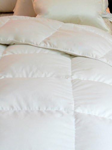 Royal Down Chiara Micro German 100-Percent Microfiber Premium White Goose Down Comforter, King