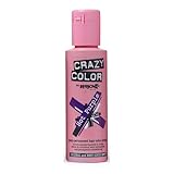 Crazy Color Renbow Semi-Permanent Hair Colour Cream Dye 100ml-Hot Purple