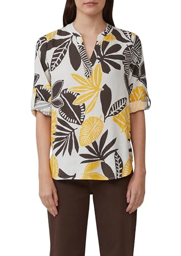 s.Oliver Bluse aus Leinenmix mit 3/4-Ärmeln