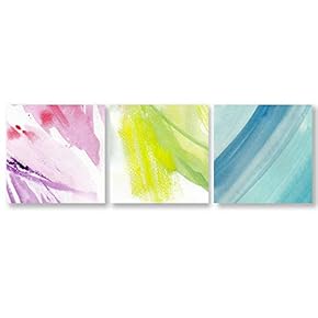 signwin 3 Piece Canvas Wall Art Abstract Color...
