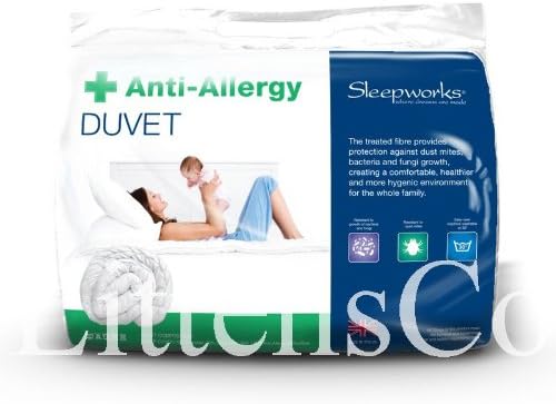 LittensAll Seasons Duo 15 Tog Double Bed Size Luxury Anti-Allergy, Hollowfibre Polycotton Duvet Quilt, Bedding, Made In The UK 4.5 + 10.5 tog (200cm x 200cm)
