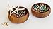Hawaiian Candle & Bath Company Vanilla Bean Scented Soy Candle in Acacia Wood Bowl (Twin Pack)