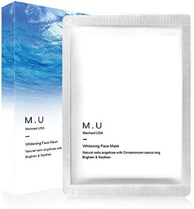 M.U Mermaid USA Whitening Facial Mask triple glossy and brightening skin