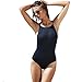 Zero City Women Swimsuit One-Piece Sexy Backless Monokini Bathing Suit Straps