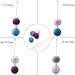Abandship 2 in 1 Kegel Balls Kit - Massager Ben Wa Balls for Women (Colorful)