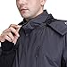 CAMEL CROWN Men's Mountain Snow Waterproof Ski Jacket Detachable Hood Windproof Fleece Parka Rain Jacket Winter Coat