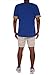 Huiyuzhi Men's African Print Dashiki T-Shirt Tops,Blue,XX-Large