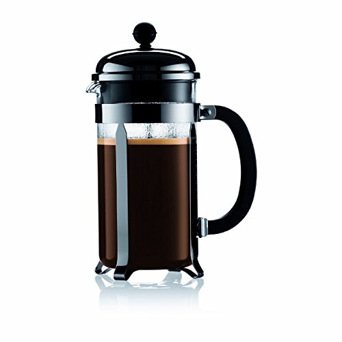 Spak Coffee French Press -- 0,8l. Chrome and Glass