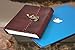 RUSTIC TOWN Leather Diary With Lock - Unlined Notebook and Journals to Write in