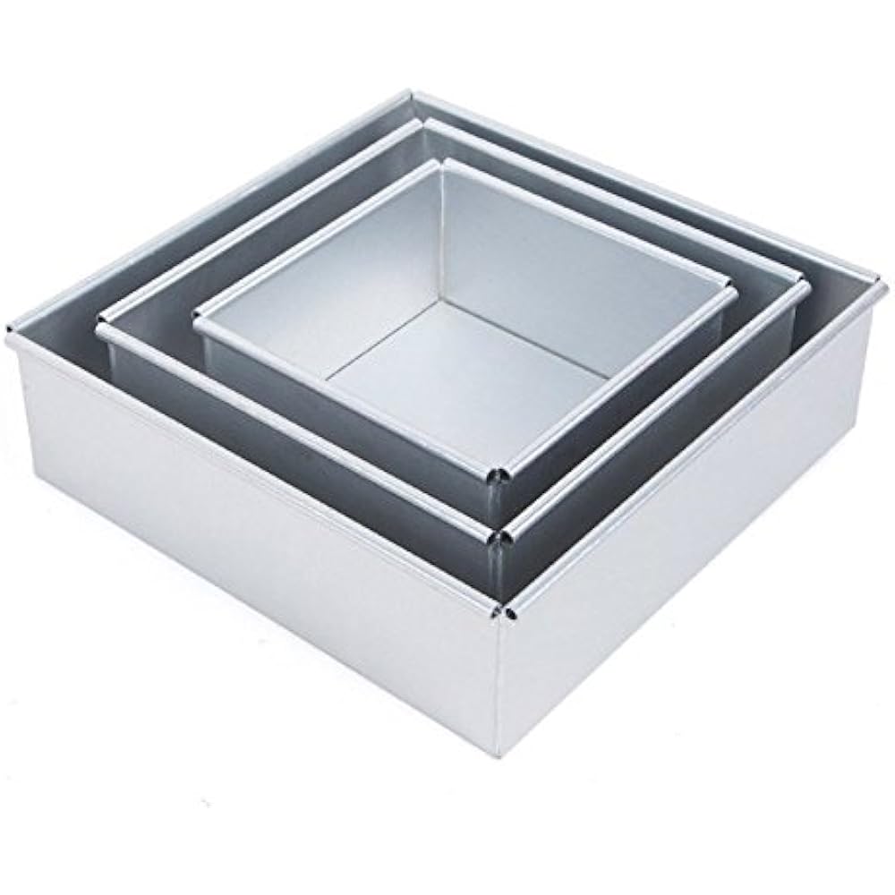 Anodized Aluminum Square Cheesecake Pan With Removable Bottom(10 X 3 Inch) " 601285477572 eBay