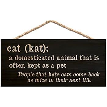 Amazon Com P Graham Dunn Cat Dictionary Definition Dark Brown 10