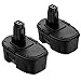 Topbatt 2Packs 18V 3.0Ah NI-MH Replacement Battery for Dewalt Cordless Tools DC9096 DE9039 DE9095 DE9096 DE9098 DW9095 DW9096 DW9098 DE9503