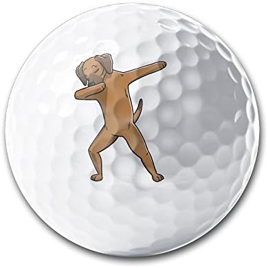 Funny Dabbing Rhodesian Ridgeback Deluxe Printing Golf Balls