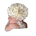 Baby Girl Super Elastic Headband,Big Lace Petals Hair Band, Toddler Soft Headwrap Set Children Hair Accessories
