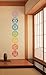 7pcs/set Chakras Symbols Removable Vinyl Wall Stickers Mandala Yoga Om Meditation Creative Wall Decals Art Home Decor